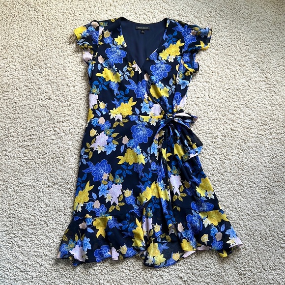 Banana Republic Dresses Banana Republic Floral Wrap Dress Poshmark